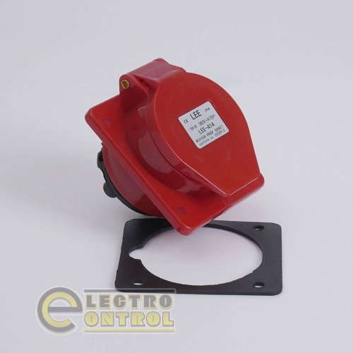 Розетка LEE 703210 стационарная внутренняя 7414 16А 380В 3Р+Е IP44