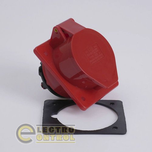 Розетка LEE 703234 стаціонарна внутрішня 7425 32А 380В 3Р+N+Е IP44