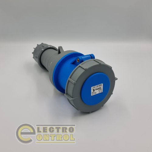 Розетка Takel 516051 переносная 2332 63А 220В 2Р+Е IP67 Argent Розетка Takel 516051 переносная 2332 63А 220В 2Р+Е IP67 Argent