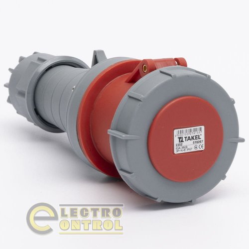 Розетка Takel 516067 переносна 2352 63А 380В 3Р+N+Е IP67 Argent