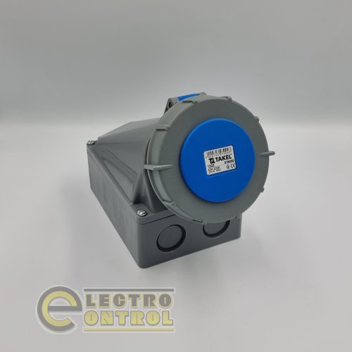 Розетка Takel 516050 стационарная внешняя 1332 63А 220В 2Р+Е IP67 Argent Розетка Takel 516050 стационарная внешняя 1332 63А 220В 2Р+Е IP67 Argent