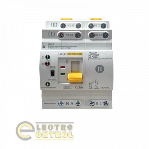 Автоматический переключатель UEC AVR-4-063 АВР SB-ATS-4-063