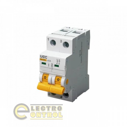 Выключатель нагрузки UEC MSD-2-040 SB-H8 2P 040A