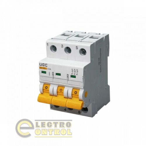 Выключатель нагрузки UEC MSD-3-063 SB-H8 3P 063A