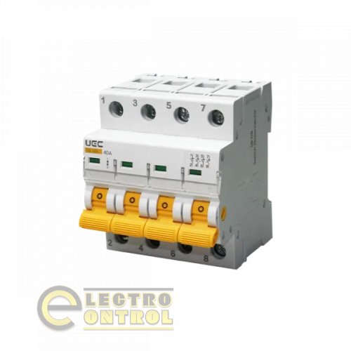 Выключатель нагрузки UEC MSD-4-040 SB-H8 4P 040A
