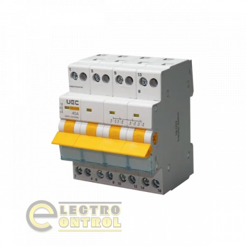 Выключатель-разъединитель UEC MTS-4-040 трехпозиционный SB-H09-63 4P 40А