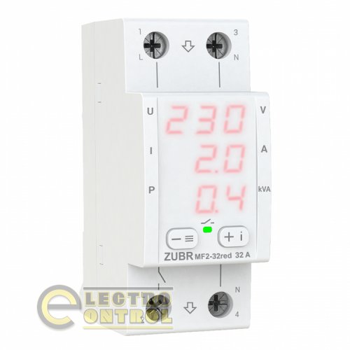 Многофункциональное реле ZUBR MF2-32 red