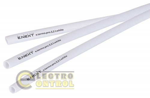Термоусадочная трубка Enext p092001 с клеевым слоем e.termo.pro.3,2.1.white 3,2/1 1м белая