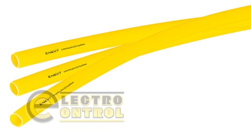 Термоусадочная трубка Enext p092002 с клеевым слоем e.termo.pro.3,2.1.yellow 3,2/1 1м желтая
