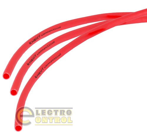 Термоусадочная трубка Enext p092005 с клеевым слоем e.termo.pro.3,2.1.red 3,2/1 1м красная