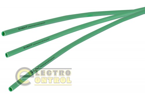 Термоусаджувальна трубка Enext p092009 з клейовим шаром e.termo.pro.4,8.1,6.green 4,8/1,6 1м зелена