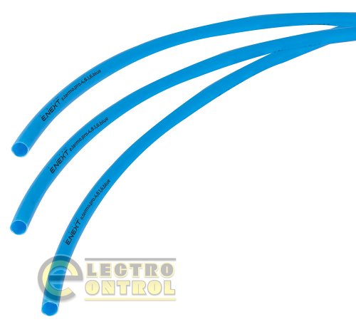 Термоусаджувальна трубка Enext p092010 з клейовим шаром e.termo.pro.4,8.1,6.blue 4,8/1,6 1м синя