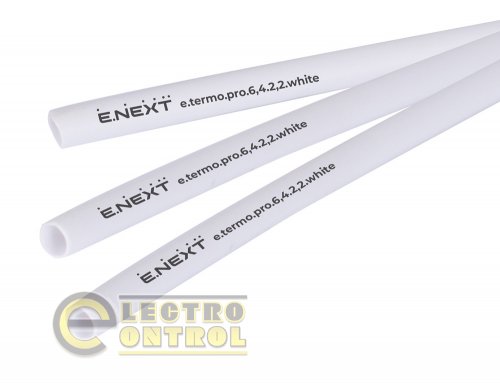 Термоусадочная трубка Enext p092013 с клеевым слоем e.termo.pro.6,4.2,2.white 6,4/2,2 1м белая