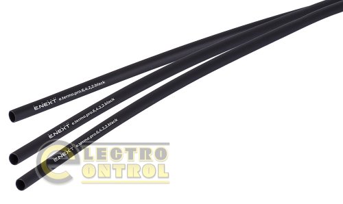 Термоусадочная трубка Enext p092018 с клеевым слоем e.termo.pro.6,4.2,2.black 6,4/2,2 1м черная