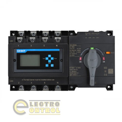 Моноблочное устройство АВР CHINT 171617 NXZ-250/4B 250A Моноблочное устройство АВР CHINT 171617 NXZ-250/4B 250A