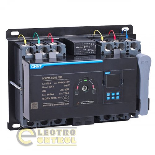 Пристрій АВР CHINT 525425 NXZM-250S/3BT 250A передача даних RS485 Пристрій АВР CHINT 525425 NXZM-250S/3BT 250A передача даних RS485