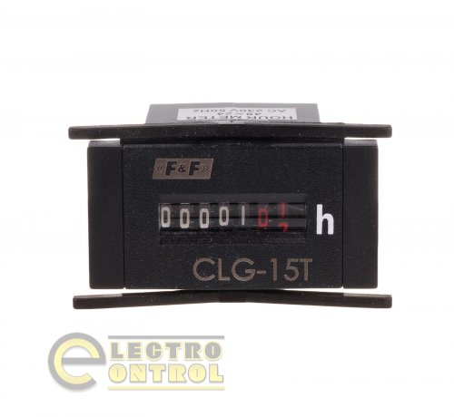 Лічильник часу роботи F&F CLG-15T щитовий