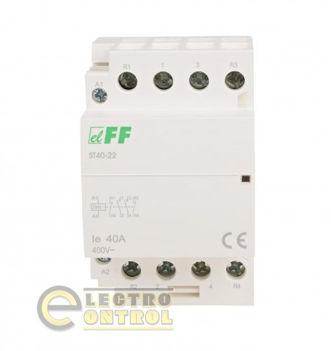 Контактор ST40-22 контакти 2NC+2NO 40А