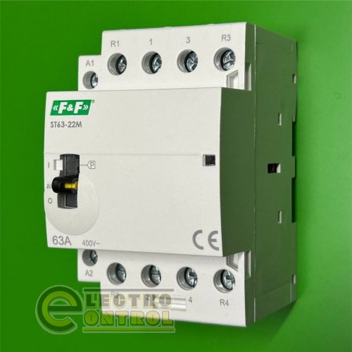 Контактор F&F ST63-22-M 2NO+2NC 63А