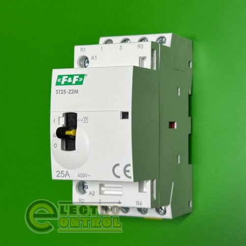 Контактор F&F ST25-22-M 2NO+2NC 25А