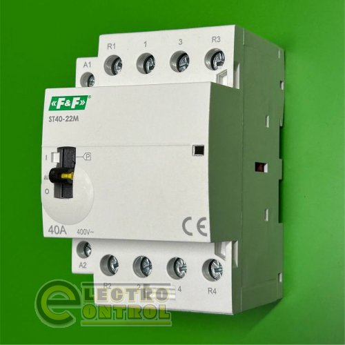 Контактор F&F ST40-22-M 2NO+2NC 40А