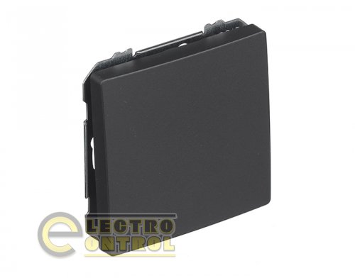 Выключатель SIEMENS 72507AC00 1-клавишный перекрестный DELTA Style 16АХ 250V черный коссо