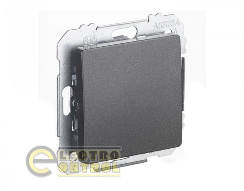 Выключатель SIEMENS 62507CM00 1-клавишный перекрестный LINE 16АХ 250V карбон