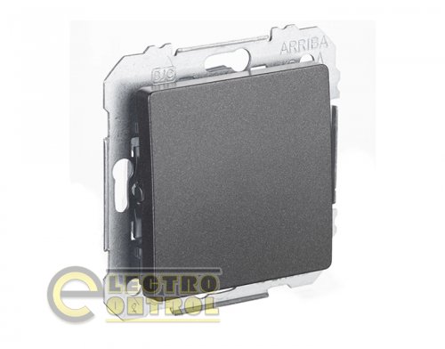 Выключатель SIEMENS 62505CM00 1-клавишный LINE 16АХ 250V карбон Выключатель SIEMENS 62505CM00 1-клавишный LINE 16АХ 250V карбон