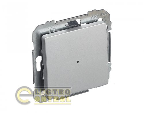 Выключатель SIEMENS 62506WH01 1-клавишный лестничный LINE 16АХ 250V с LED подсветкой алюминий Выключатель SIEMENS 62506WH01 1-клавишный лестничный LINE 16АХ 250V с LED подсветкой алюминий