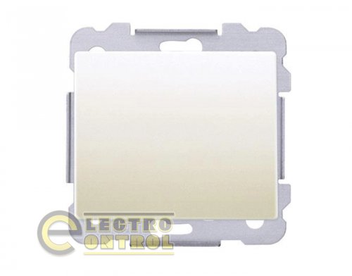 Выключатель SIEMENS 18505 A 1-клавишный DELTA Iris 16АХ 250V слоновая кость