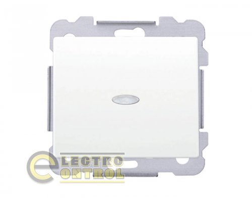 Выключатель SIEMENS 18506-L W 1-клавишный лестничный DELTA IRIS 16АХ 250V с LED подсветкой белоснежный Выключатель SIEMENS 18506-L W 1-клавишный лестничный DELTA IRIS 16АХ 250V с LED подсветкой белоснежный