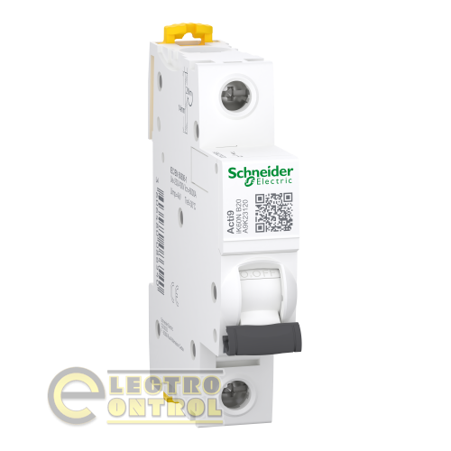 Автоматический выключатель Schneider-Electric A9K23120 Acti9 IK60N 1P 20A кривая B