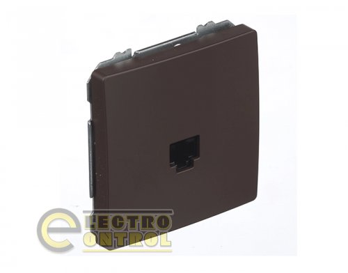 Розетка SIEMENS 22595CH01 РС DELTA Style RJ45 5e шоколад