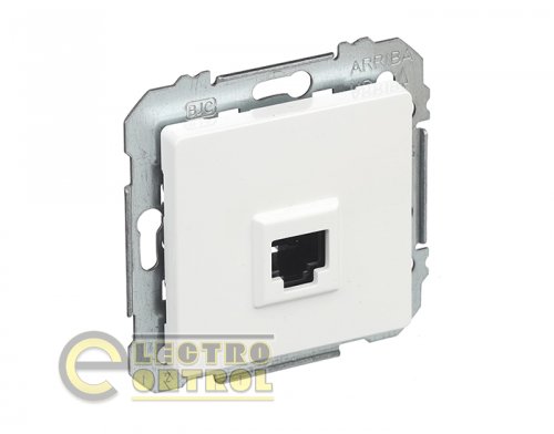 Розетка SIEMENS 20595WH01 РС LINE RJ45 5e белый полярный Розетка SIEMENS 20595WH01 РС LINE RJ45 5e белый полярный