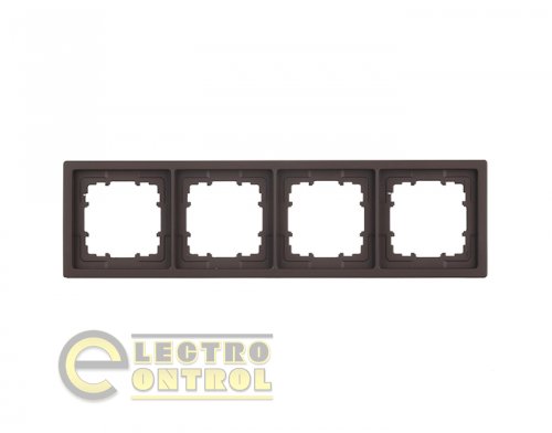 Рамка SIEMENS 5TG13240CH четырехместная DELTA Style шоколад