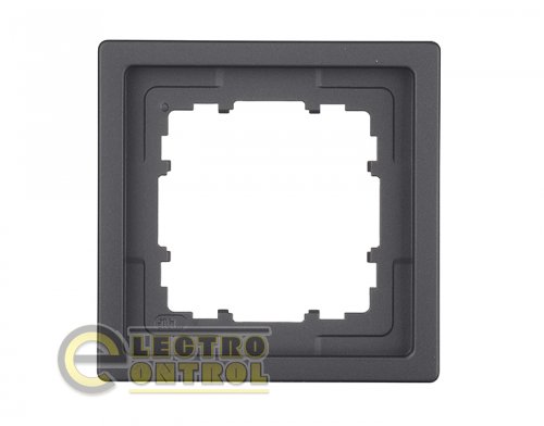 Рамка SIEMENS 5TG13210AC одноместная DELTA Style черный коссо