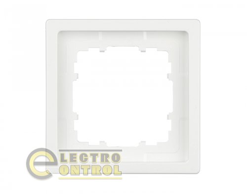 Рамка SIEMENS 5TG13210WH одноместная DELTA Style белый полярный