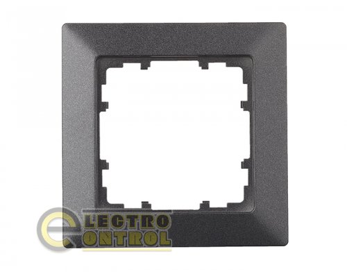 Рамка SIEMENS 5TG25516 одноместная универсальная LINE карбон