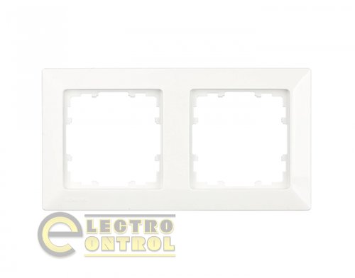 Рамка SIEMENS 5TG25520WH двомісна універсальна LINE білий полярний
