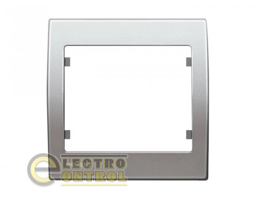 Рамка SIEMENS S18001 AF одноместная IRIS алюминий фьюжн