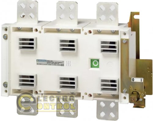 Выключатель нагрузки Socomec 29003121 SIDER 3x1250A (I-0) фронтальный