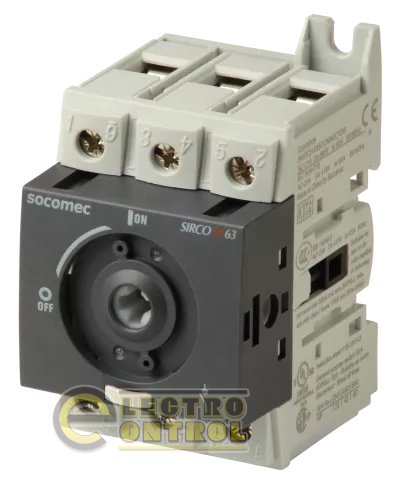 Вимикач навантаження Socomec 22003006 Sirco M2 3x63A модульний