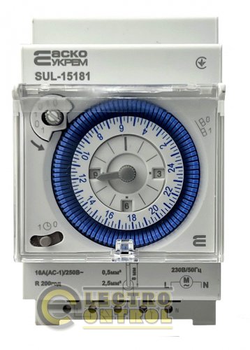 Таймер суточный электромеханический АСКО-УКРЕМ A0090040102 SUL-15181