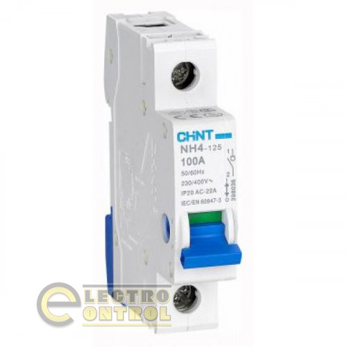 Выключатель нагрузки CHINT 398038 NH4-125 1P 63A
