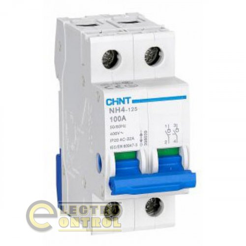 Вимикач навантаження CHINT 398040 NH4-125 2P 32A