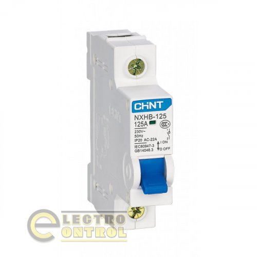 Выключатель нагрузки CHINT 193172 NXHB-125 1P 125A