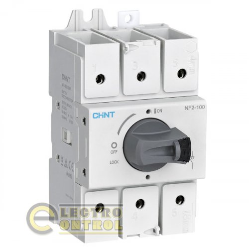 Вимикач навантаження CHINT 324164 NF2-100/3DIR 3P сіра ручка