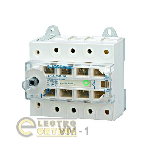 Выключатель нагрузки Socomec 25003006 Sirco VM1 3x63A