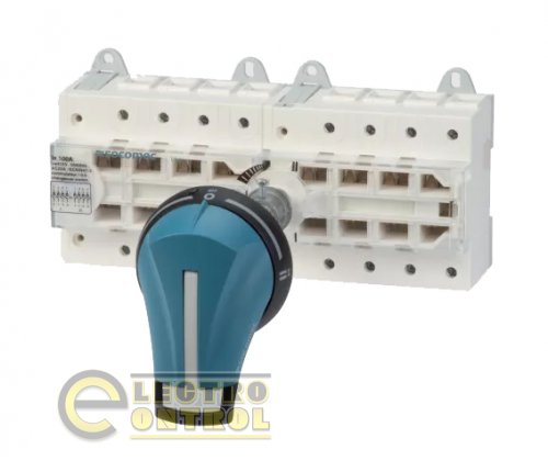 Реверсивный Переключатель нагрузки Socomec 44303012 Sirco VM1 I-0-II 3x125А