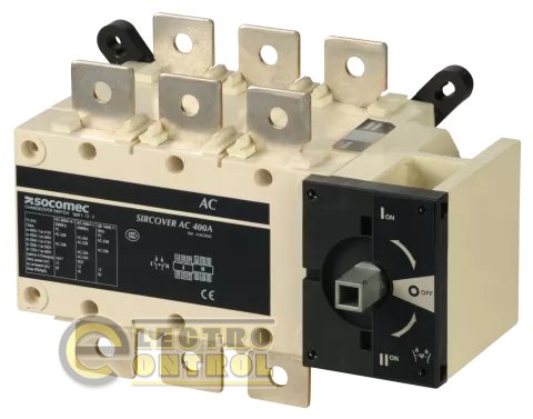 Перемикач навантаження Socomec 41AC3040 SIRCOVER 3x400А (I-0-II)